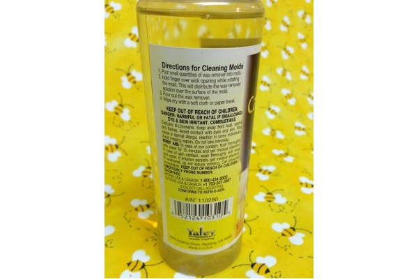 Wax Remover 8oz bottle